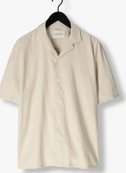 beige the goodpeople casual overhemd slin