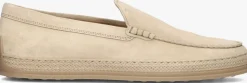 beige tod's instappers pantofola gomma rafia tv