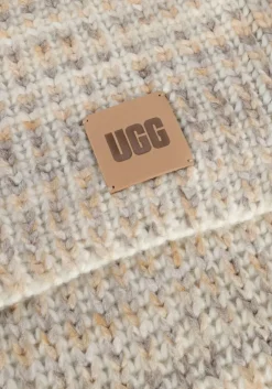 beige ugg sjaal chunky space dye scarf