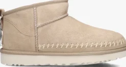 beige ugg vachtlaarzen w classic ultra mini biarritz