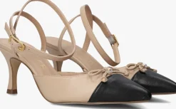 beige unisa sandalen met hak larua