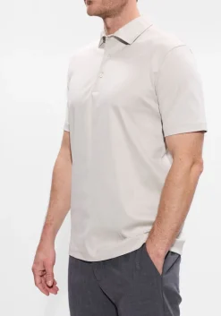 beige valenza polo supima polo schiller collar s/s