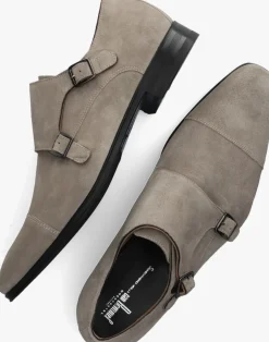 beige van bommel nette schoenen sbm-30020 raffia