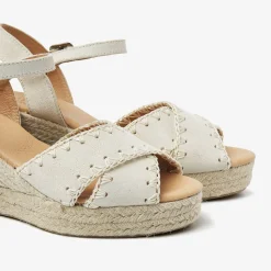 beige via vai sandalen met hak luisa ayla