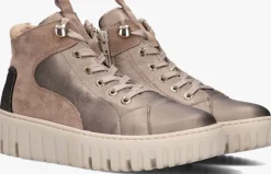 beige waldlaufer sneakers combi h rits sneaker