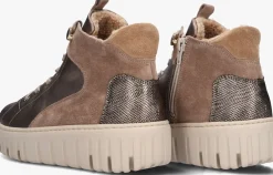 beige waldlaufer sneakers combi h rits sneaker