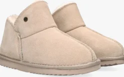 beige warmbat pantoffels willow