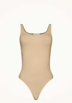 beige wolford top jamaika sting body