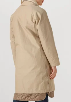 beige woolrich winterjassen all weather coat