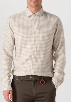 beige xacus casual overhemd 91338 748ml var070