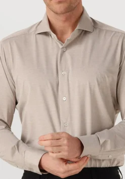 beige xacus klassieke overhemden active shirt 520ml