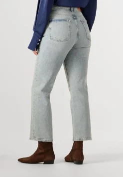 blauwe 7 for all mankind mom jeans logan stovepipe sahara