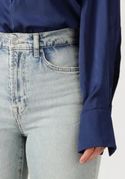 blauwe 7 for all mankind mom jeans logan stovepipe sahara