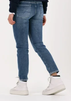 blauwe 7 for all mankind straight leg jeans roxanne anke