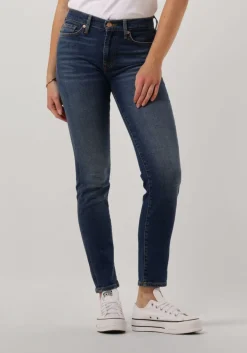 blauwe 7 for all mankind skinny jeans roxanne luxe vintage