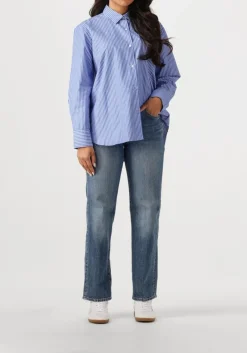 blauwe 7 for all mankind straight leg jeans calie straight jasper