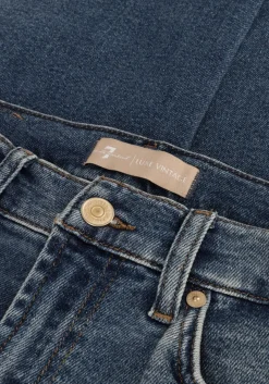 blauwe 7 for all mankind straight leg jeans roxanne
