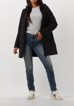 blauwe 7 for all mankind straight leg jeans roxanne