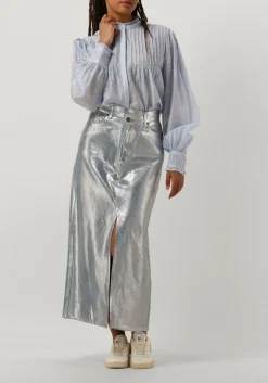 blauwe aaiko blouses carlita ten 614