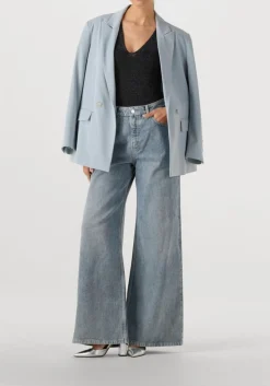 blauwe aaiko wide jeans charly denim blue co 687