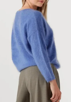 blauwe absolut cashmere trui soeli