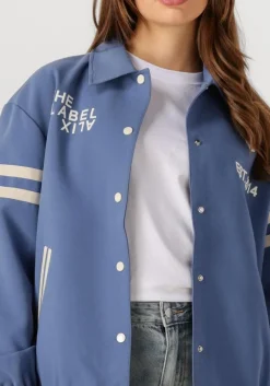 blauwe alix the label jack ladies woven sport bomber