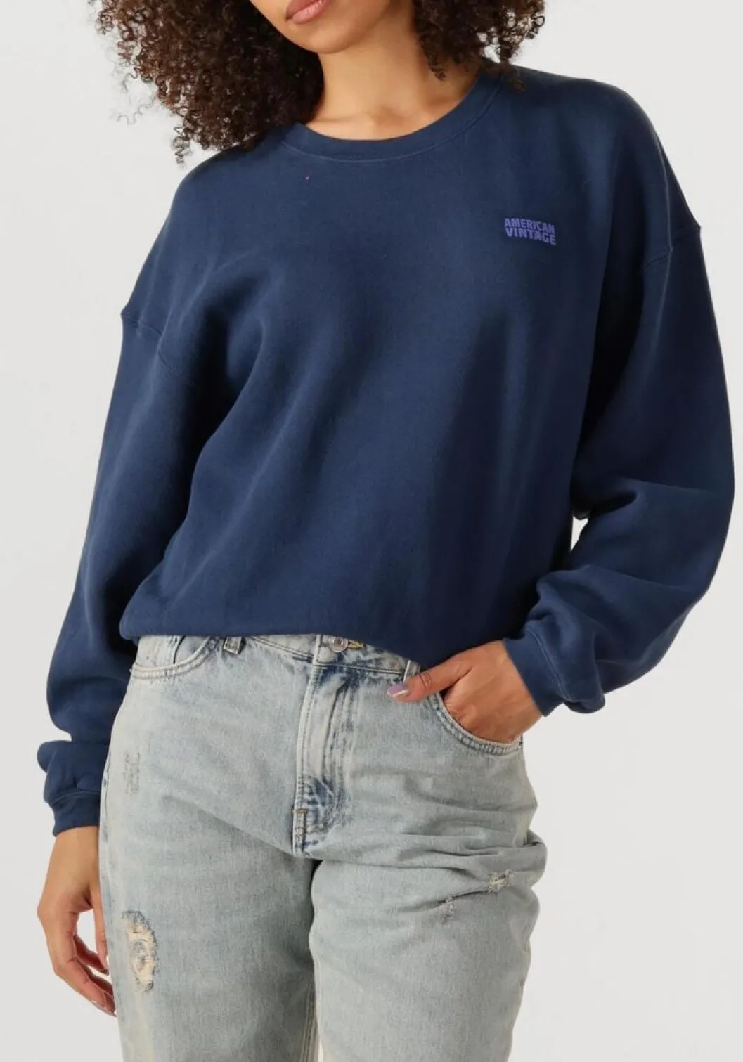 blauwe american vintage sweater izubird d