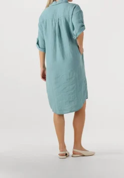 blauwe bellamy midi jurk fay