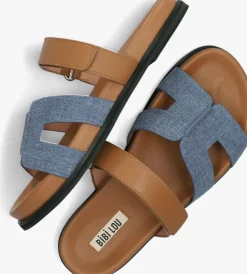 blauwe bibi lou slippers 525z67