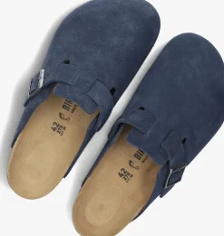 blauwe birkenstock instappers boston bs