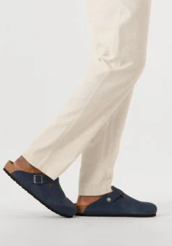 blauwe birkenstock instappers boston bs
