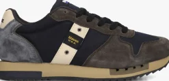 blauwe blauer lage sneakers queens01