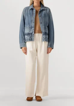 blauwe closed blazer shacket