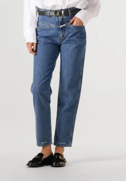 blauwe closed straight leg jeans pedal pusher 1