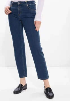 blauwe closed straight leg jeans junna