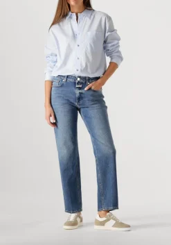blauwe closed straight leg jeans milo