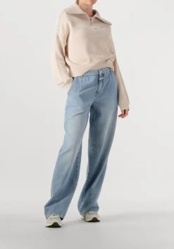 blauwe closed wide jeans jurdy