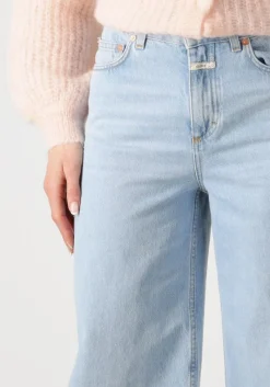 blauwe closed wide jeans glow up