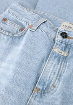 blauwe closed wide jeans glow up