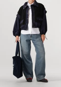 blauwe closed wide jeans deni-x