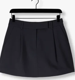 blauwe co'couture minirok vola cropped pleat skirt