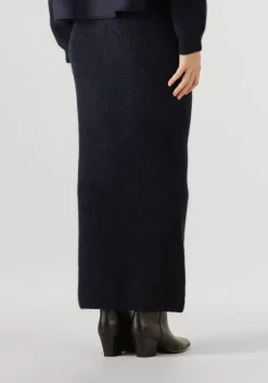 blauwe dante6 maxirok suzy knitted long skirt