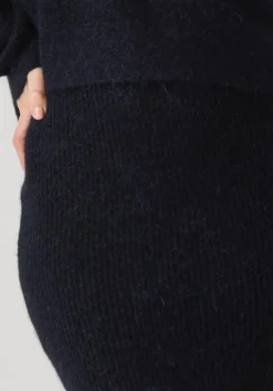 blauwe dante6 maxirok suzy knitted long skirt