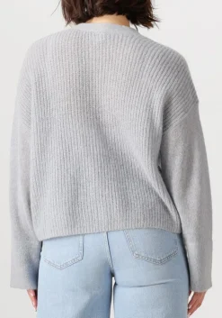 blauwe dante6 vest utah cropped cardigan