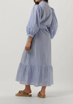 blauwe dea kudibal midi jurk my ns (co)