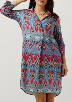 blauwe dea kudibal mini jurk kamille