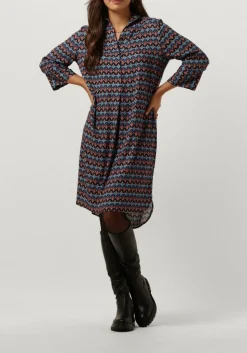 blauwe dea kudibal mini jurk kamille ev