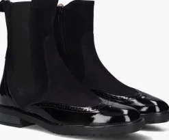 blauwe dl sport chelsea boots 6827