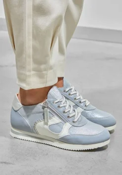 blauwe dl sport lage sneakers 6567