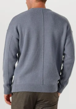 blauwe drykorn trui malio 422001